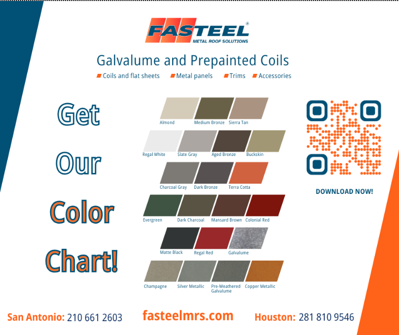 Fasteel | Color Options for Metal Roofs: Enhancing Curb Appeal